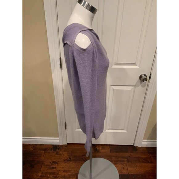 IRO Purple Wool One Sleeve Baurel Sweater, Size Large, NWT! - Picture 3 of 5